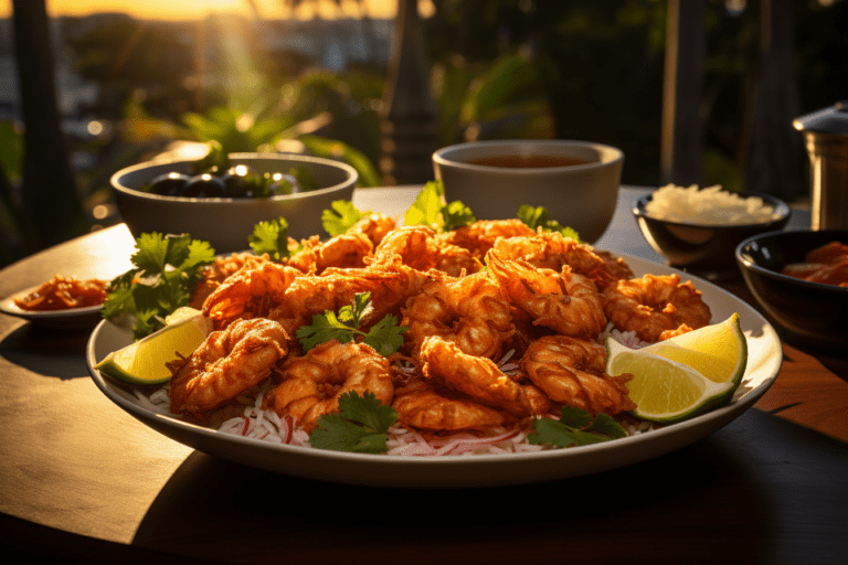 coconut shrimp crafter by a talented private chef Turks and Caicos