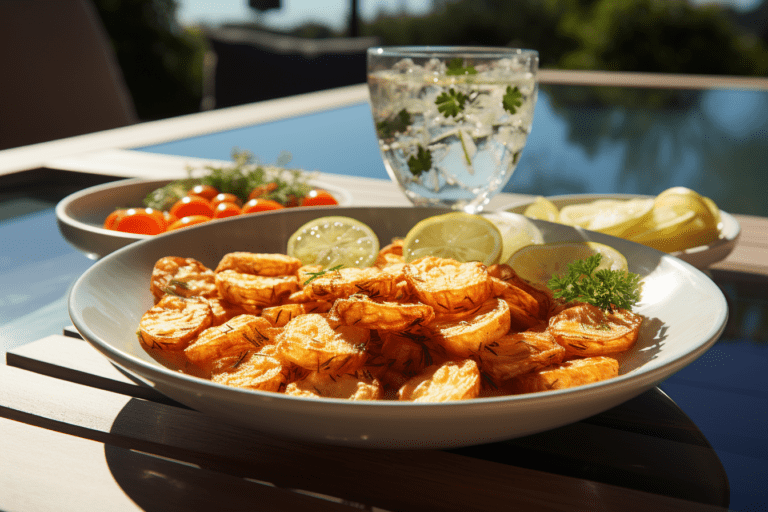 Poolside private chef services In Turks and Caicos